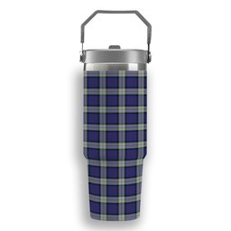 ScotsTee Shop Scottish Sinclair Dress Tartan Flip Straw Tumbler 20oz 30oz