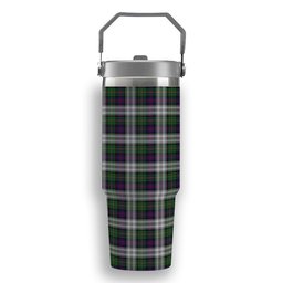 ScotsTee Shop Scottish McCallum Dress Tartan Flip Straw Tumbler 20oz 30oz