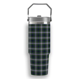 ScotsTee Shop Scottish Gordon Dress 1965 Tartan Flip Straw Tumbler 20oz 30oz