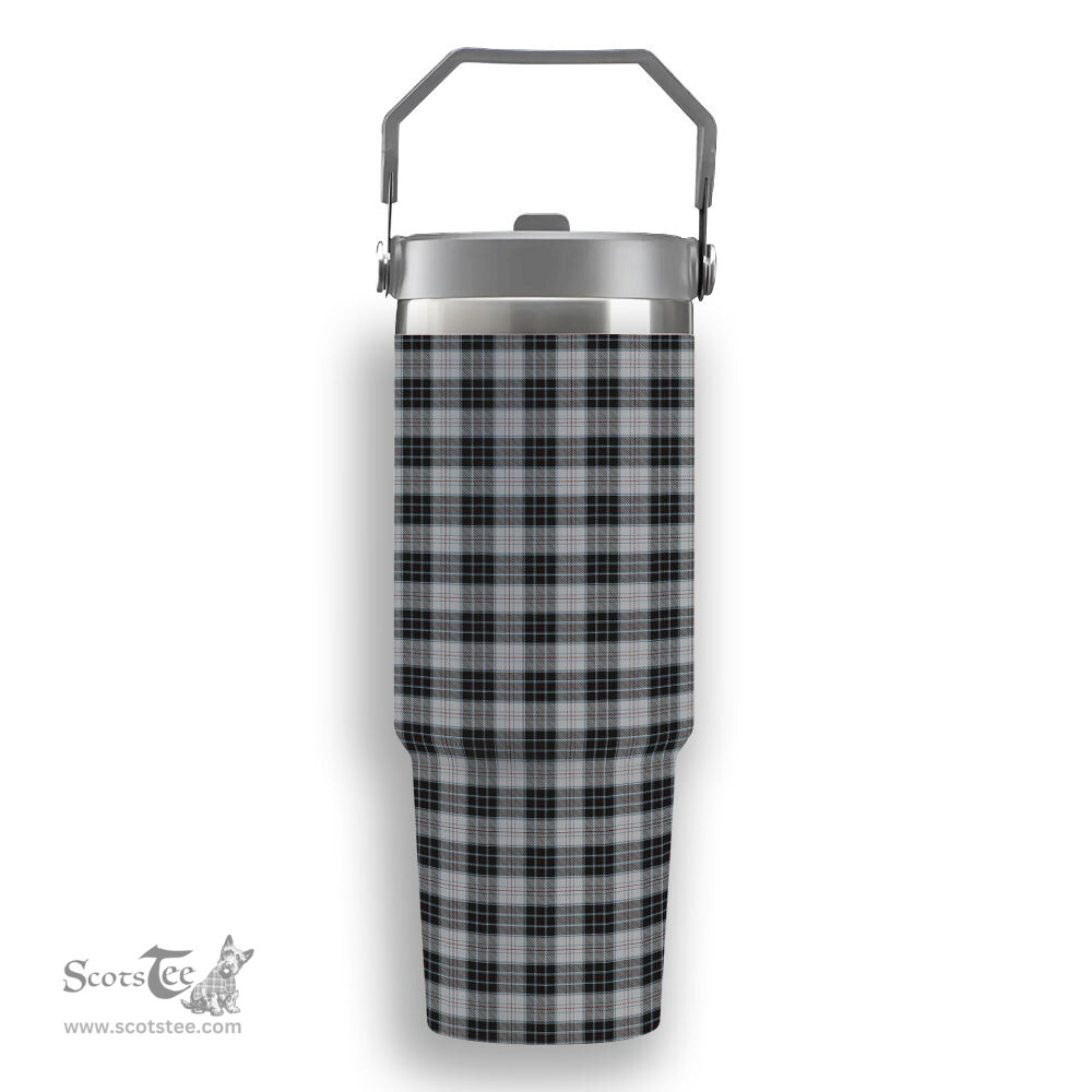ScotsTee Shop Scottish McRae Dress Tartan Flip Straw Tumbler 20oz 30oz