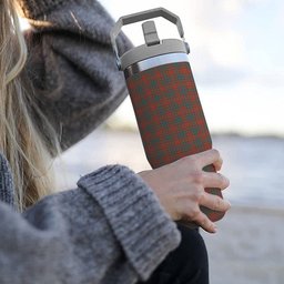 ScotsTee Shop Scottish Matheson Ancient Tartan Flip Straw Tumbler 20oz 30oz