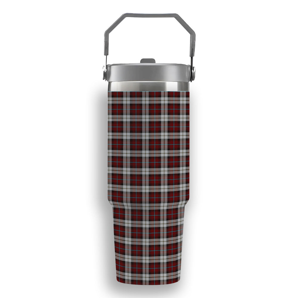 ScotsTee Shop Scottish McCandlish Arisaid Red Tartan Flip Straw Tumbler 20oz 30oz