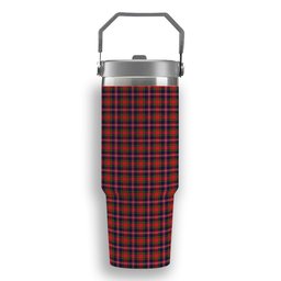 ScotsTee Shop Scottish McPherson Modern Tartan Flip Straw Tumbler 20oz 30oz