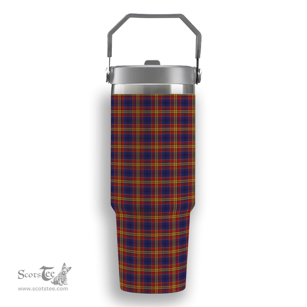 ScotsTee Shop Scottish McGurk Tartan Flip Straw Tumbler 20oz 30oz