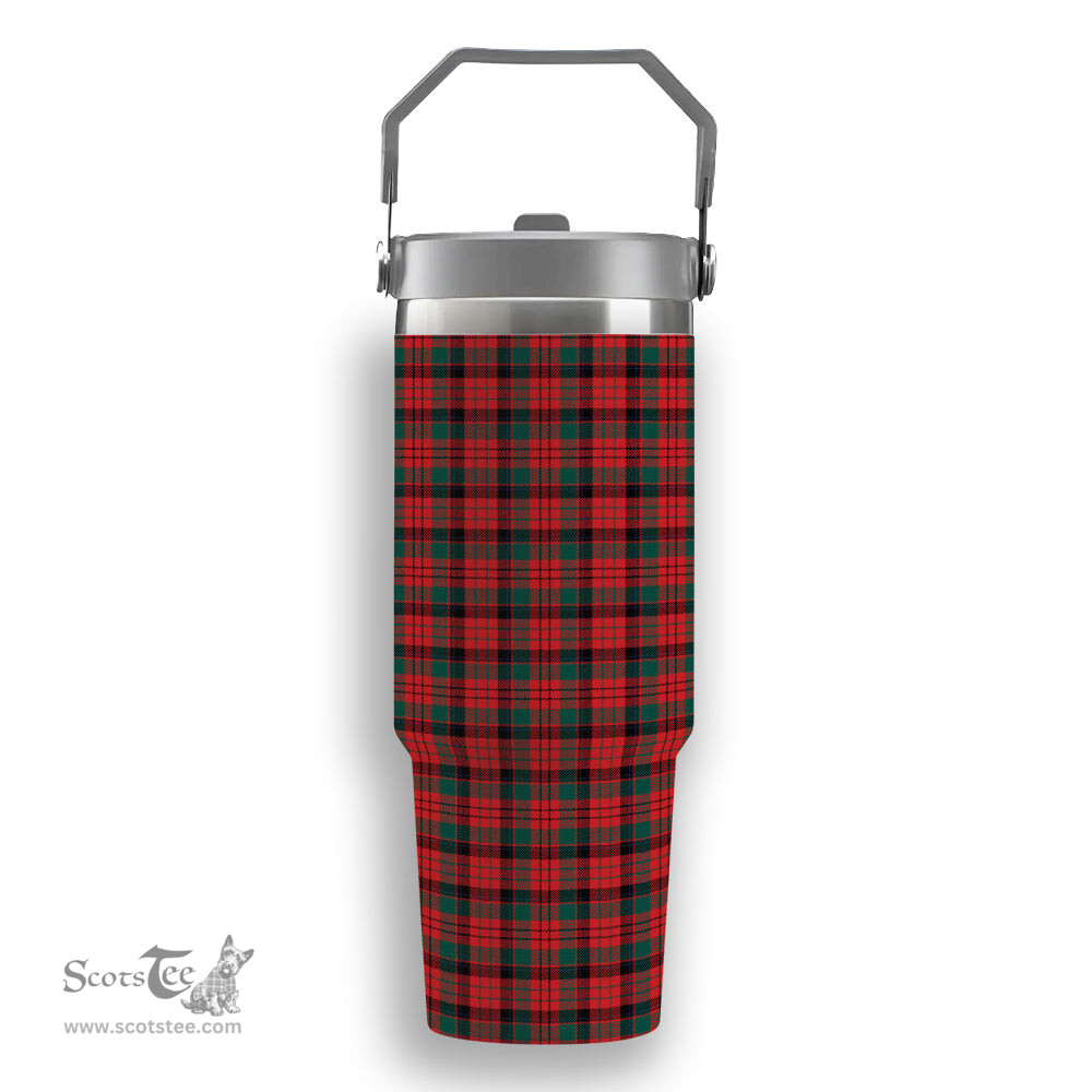ScotsTee Shop Scottish McNeacail Modern Tartan Flip Straw Tumbler 20oz 30oz