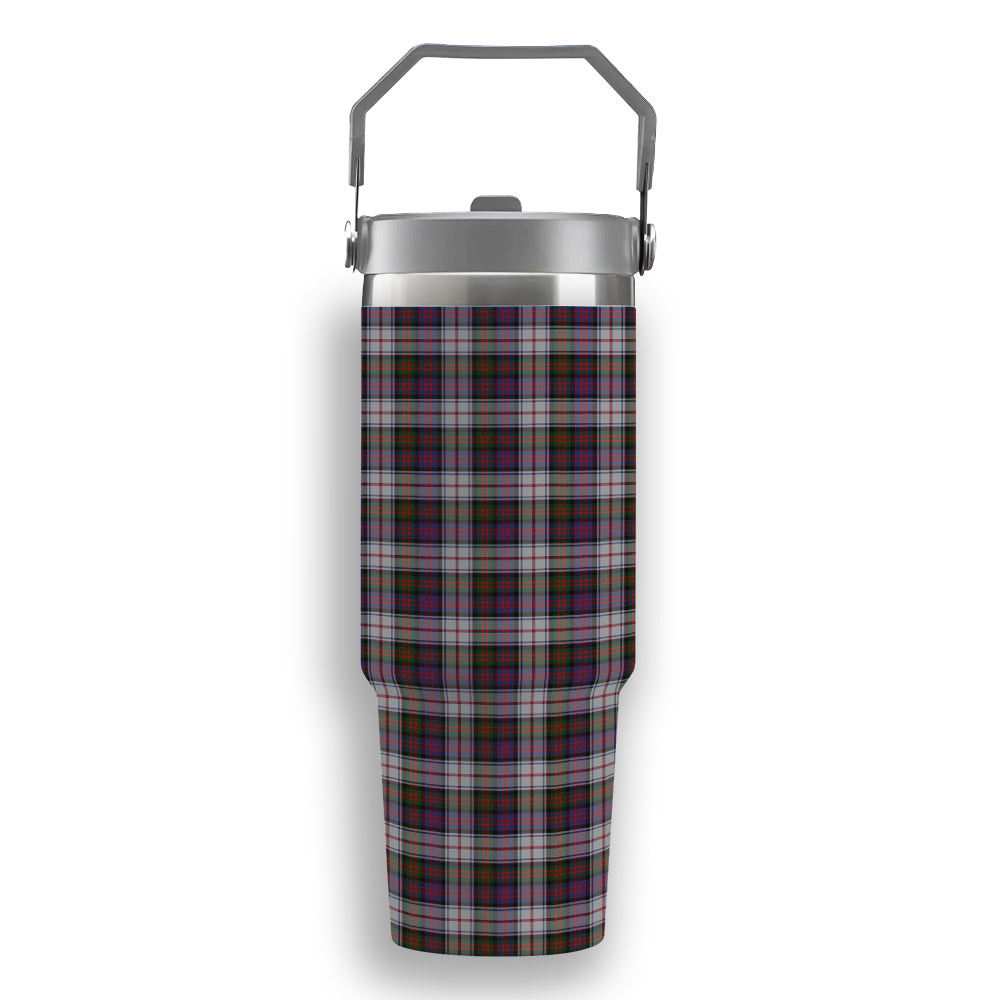 ScotsTee Shop Scottish MacDonald Dress Modern Tartan Flip Straw Tumbler 20oz 30oz