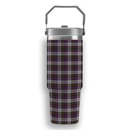 ScotsTee Shop Scottish MacDonald Dress Modern Tartan Flip Straw Tumbler 20oz 30oz
