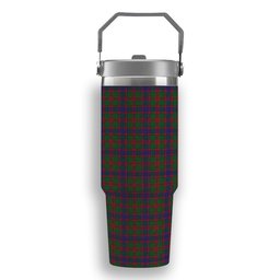 ScotsTee Shop Scottish Logan 1819 Tartan Flip Straw Tumbler 20oz 30oz