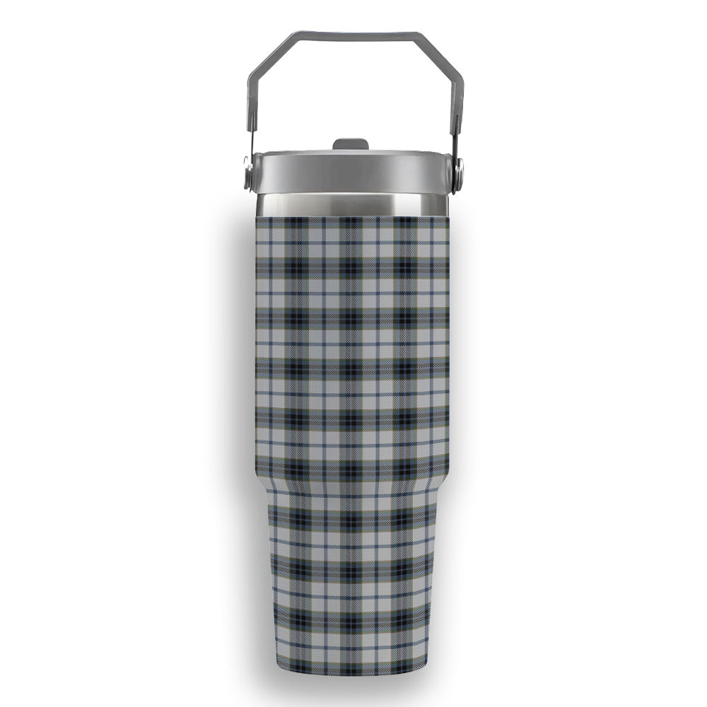 ScotsTee Shop Scottish MacTavish of Dunardry Dress Tartan Flip Straw Tumbler 20oz 30oz