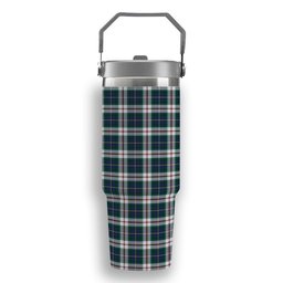ScotsTee Shop Scottish McLeod Of Californian Modern Tartan Flip Straw Tumbler 20oz 30oz