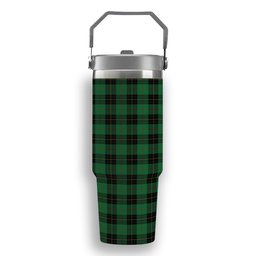 ScotsTee Shop Scottish McArthur-Fox Hunting Ancient Tartan Flip Straw Tumbler 20oz 30oz