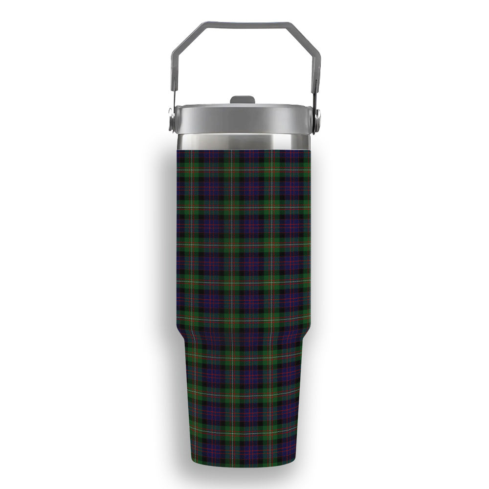 ScotsTee Shop Scottish MacDonell of Glengarry 3 Tartan Flip Straw Tumbler 20oz 30oz