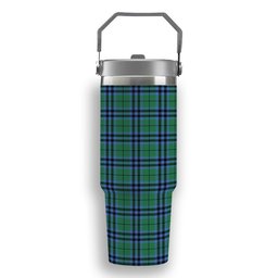 ScotsTee Shop Scottish Marshall Ancient Tartan Flip Straw Tumbler 20oz 30oz