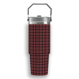 ScotsTee Shop Scottish Ogilvy Tartan Flip Straw Tumbler 20oz 30oz