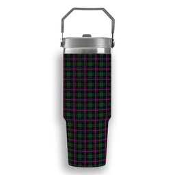 ScotsTee Shop Scottish Urquhart Modern Tartan Flip Straw Tumbler 20oz 30oz