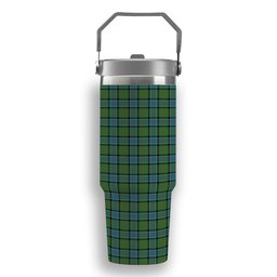 ScotsTee Shop Scottish Sinclair Hunting Ancient Clan Tartan Flip Straw Tumbler 20oz 30oz