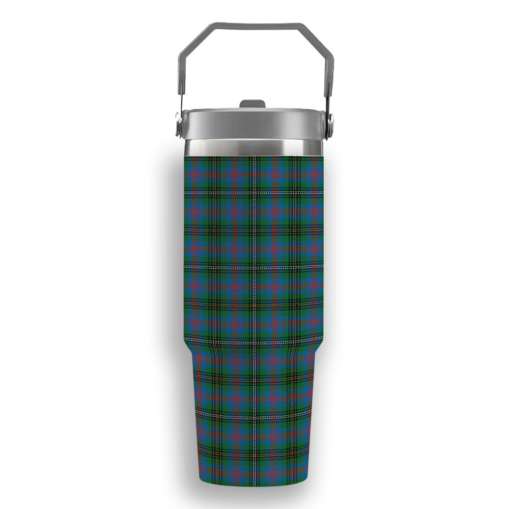 ScotsTee Shop Scottish Wood Ancient Clan Tartan Flip Straw Tumbler 20oz 30oz
