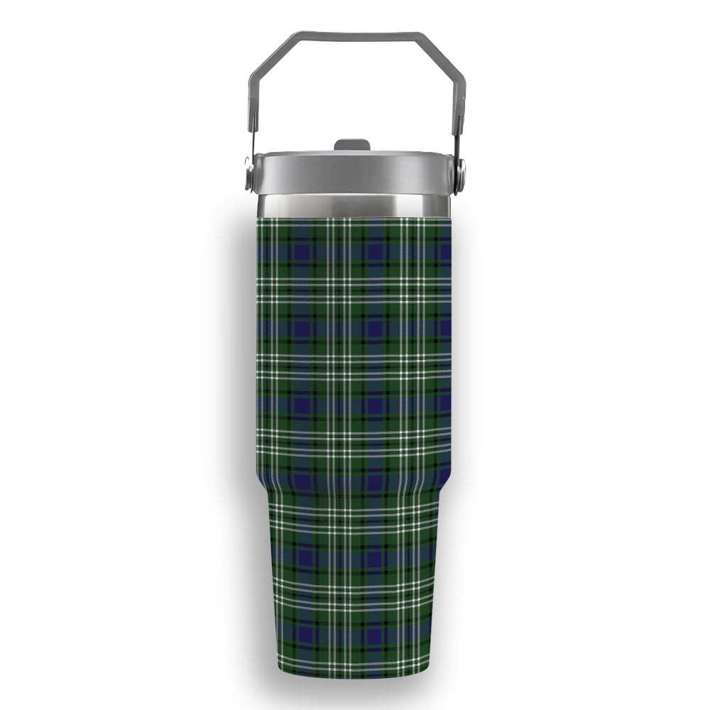 ScotsTee Shop Scottish Swinton Tartan Flip Straw Tumbler 20oz 30oz
