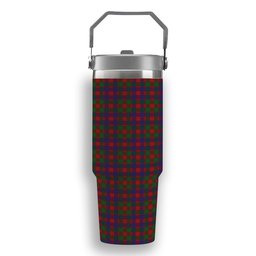 ScotsTee Shop Scottish MacGowan Tartan Flip Straw Tumbler 20oz 30oz