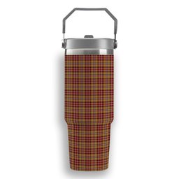 ScotsTee Shop Scottish Jacobite Old Tartan Flip Straw Tumbler 20oz 30oz