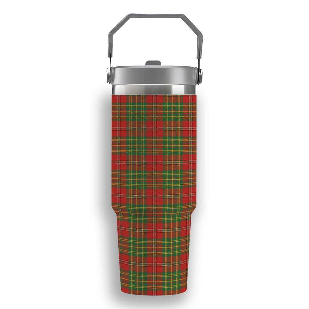 ScotsTee Shop Scottish Leask Ancient Tartan Flip Straw Tumbler 20oz 30oz