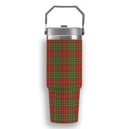 ScotsTee Shop Scottish Leask Ancient Tartan Flip Straw Tumbler 20oz 30oz