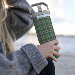 ScotsTee Shop Scottish Gray Hunting Ancient Tartan Flip Straw Tumbler 20oz 30oz
