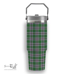 ScotsTee Shop Scottish Gray Hunting Ancient Tartan Flip Straw Tumbler 20oz 30oz