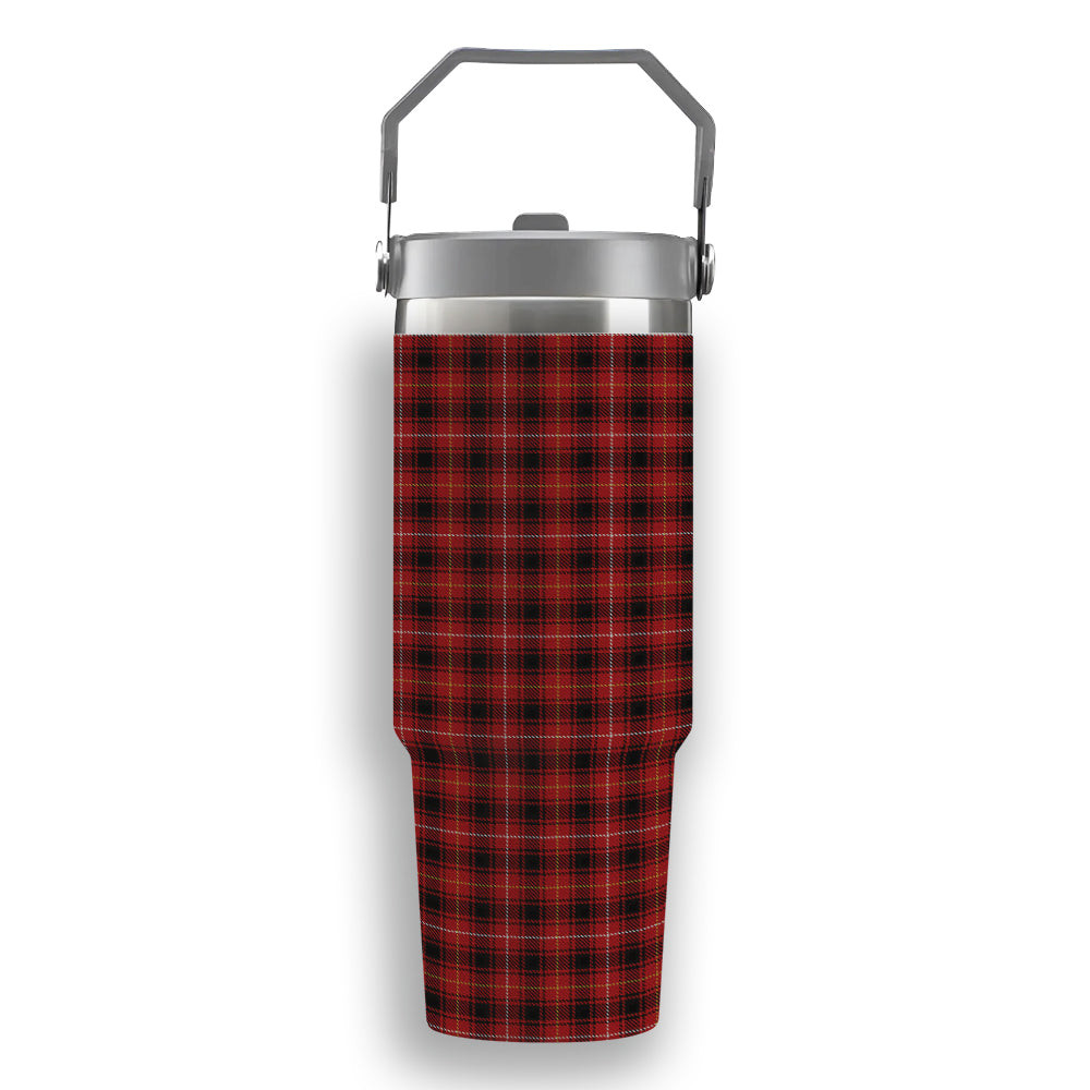ScotsTee Shop Scottish MacIver 3 Tartan Flip Straw Tumbler 20oz 30oz