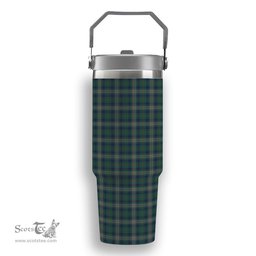 ScotsTee Shop Scottish Kennedy Modern Tartan Flip Straw Tumbler 20oz 30oz
