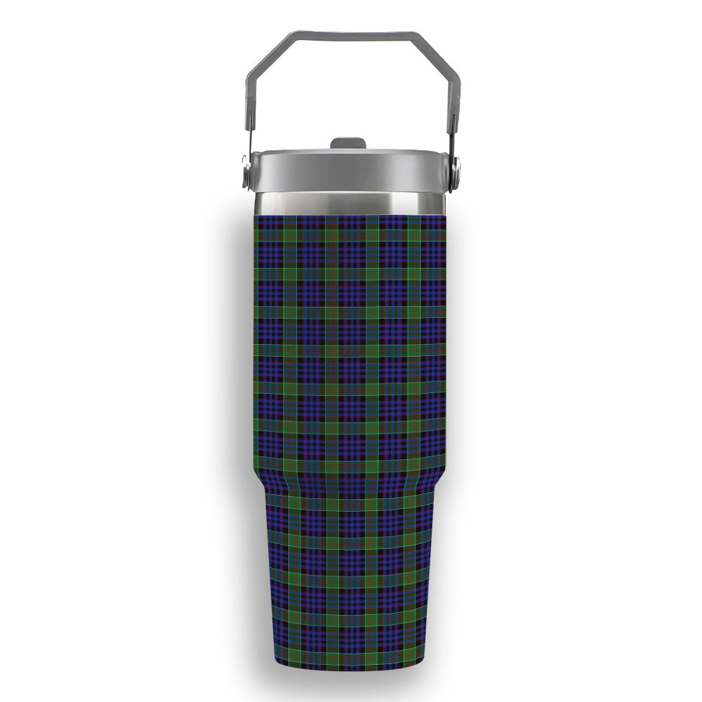 ScotsTee Shop Scottish Newman SC Tartan Flip Straw Tumbler 20oz 30oz