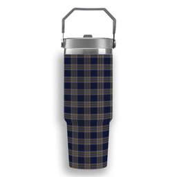 ScotsTee Shop Scottish Yorston (2014) Tartan Flip Straw Tumbler 20oz 30oz