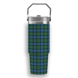 ScotsTee Shop Scottish Stirling Ancient Tartan Flip Straw Tumbler 20oz 30oz