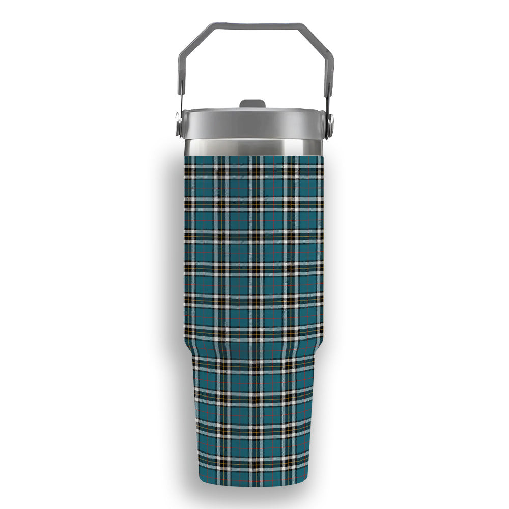 ScotsTee Shop Scottish McTavish Dress Ancient Tartan Flip Straw Tumbler 20oz 30oz