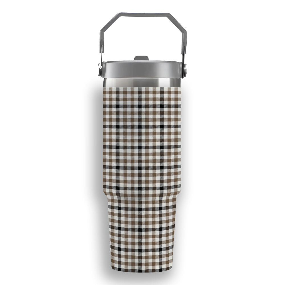 ScotsTee Shop Scottish Hog Ancient Tartan Flip Straw Tumbler 20oz 30oz