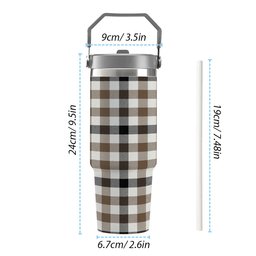 ScotsTee Shop Scottish Hogg Ancient Tartan Flip Straw Tumbler 20oz 30oz
