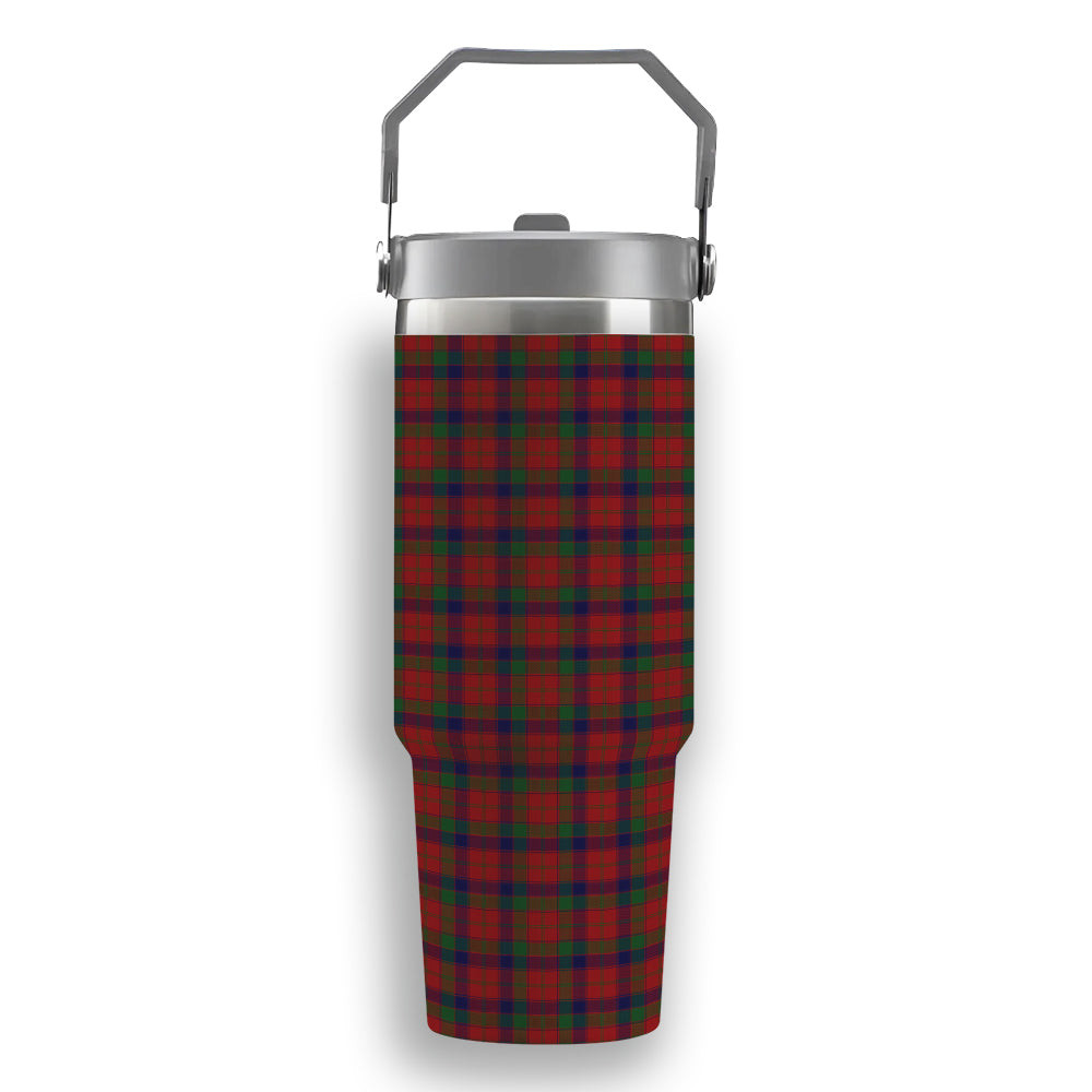 ScotsTee Shop Scottish Robertson Tartan Flip Straw Tumbler 20oz 30oz