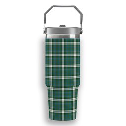 ScotsTee Shop Scottish McInnes Dress Ancient Tartan Flip Straw Tumbler 20oz 30oz