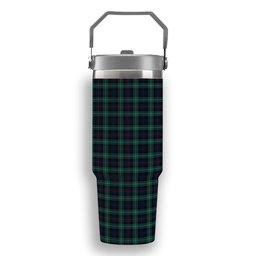 ScotsTee Shop Scottish MacKenzie Modern Tartan Flip Straw Tumbler 20oz 30oz