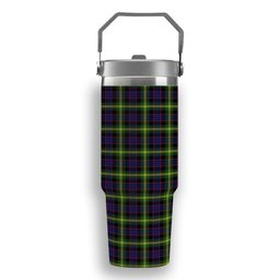ScotsTee Shop Scottish Watson Modern Tartan Flip Straw Tumbler 20oz 30oz