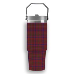 ScotsTee Shop Scottish MacLeod Red Tartan Flip Straw Tumbler 20oz 30oz