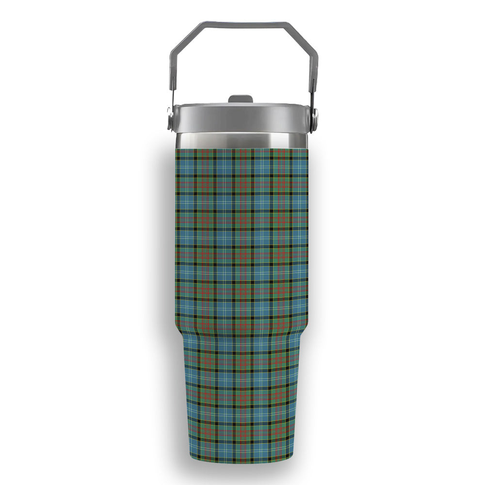 ScotsTee Shop Scottish Walkinshaw Tartan Flip Straw Tumbler 20oz 30oz