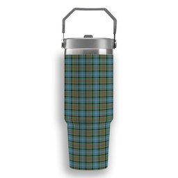 ScotsTee Shop Scottish Walkinshaw Tartan Flip Straw Tumbler 20oz 30oz
