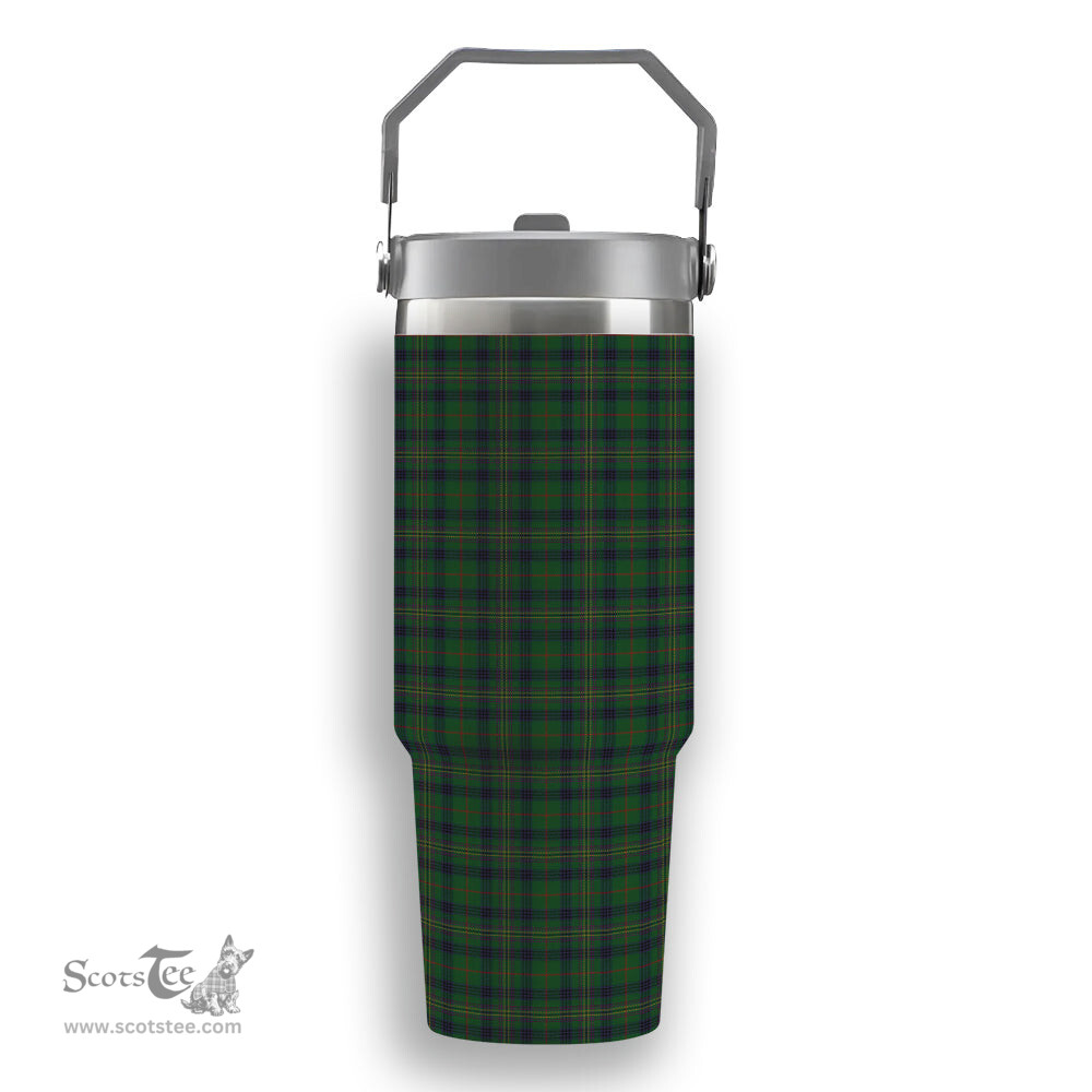 ScotsTee Shop Scottish Kennedy 3 Tartan Flip Straw Tumbler 20oz 30oz