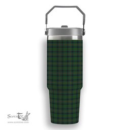ScotsTee Shop Scottish Kennedy 3 Tartan Flip Straw Tumbler 20oz 30oz