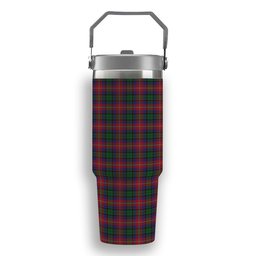 ScotsTee Shop Scottish Rattray of Lude Tartan Flip Straw Tumbler 20oz 30oz
