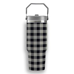 ScotsTee Shop Scottish Kennison Tartan Flip Straw Tumbler 20oz 30oz
