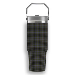ScotsTee Shop Scottish Robertson Hunting #2 Ancient Tartan Flip Straw Tumbler 20oz 30oz