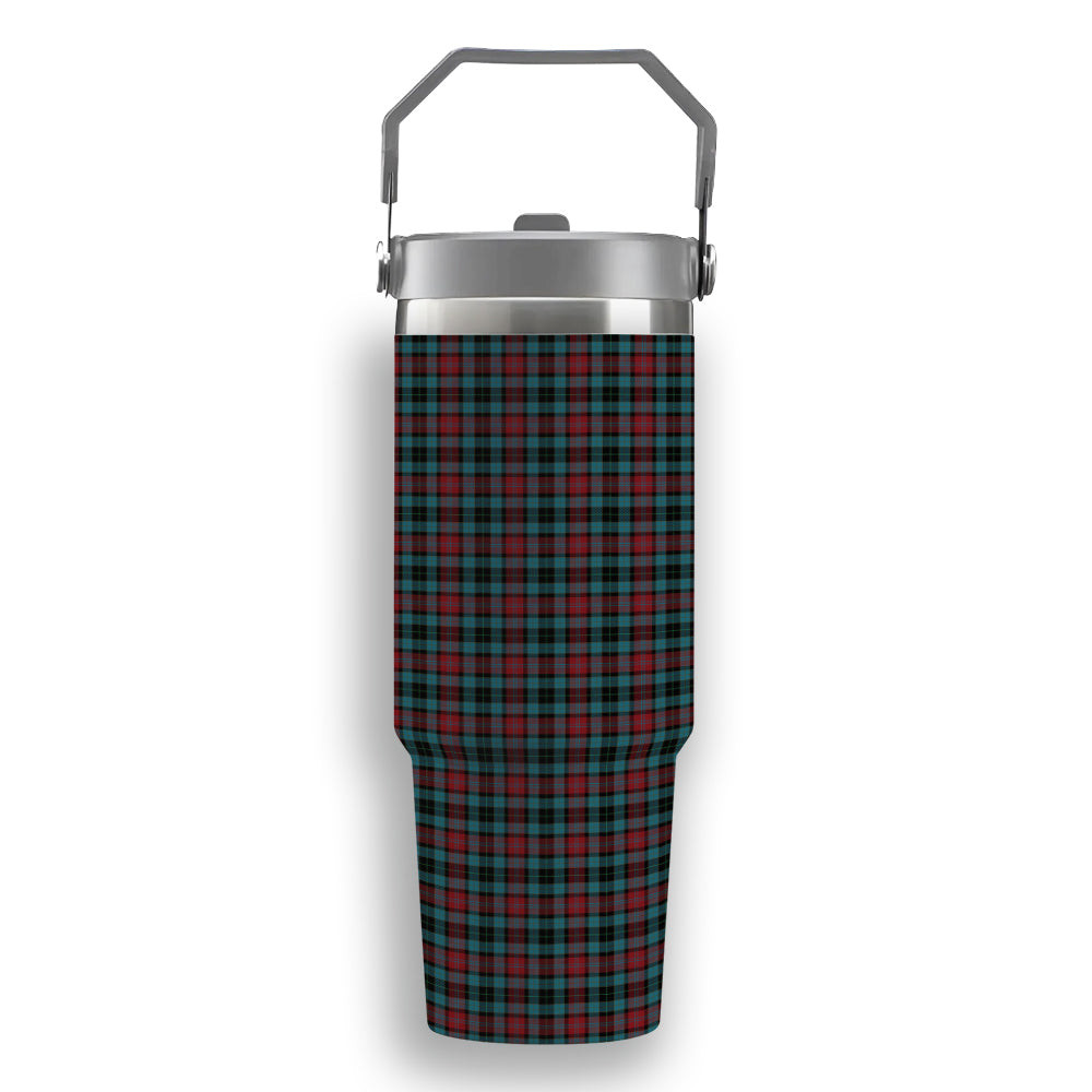 ScotsTee Shop Scottish Lindsay-McGee Ancient Clan Tartan Flip Straw Tumbler 20oz 30oz