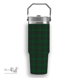 ScotsTee Shop Scottish MacLean of Duart Hunting Tartan Flip Straw Tumbler 20oz 30oz